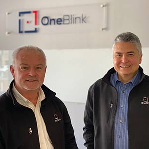 Darren Besgrove, CEO; Alan Williams, CTO, OneBlink
