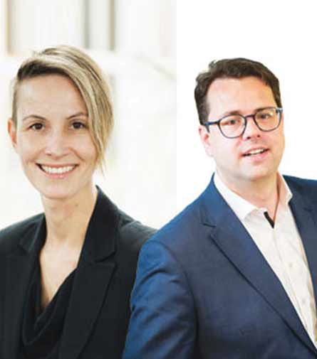 Mira Shennan, Public Sector Advisory Lead and Dr Stefan Gassner, Managing Director, Grosvenor